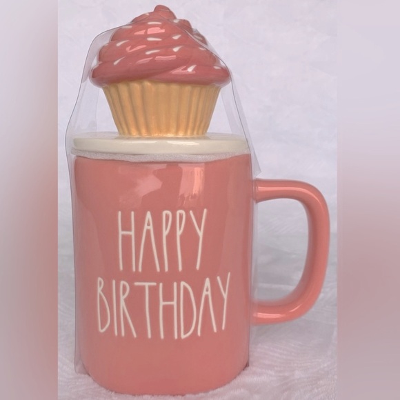 Rae Dunn Happy Birthday Mug with Cupcake Lid - Picture 8 of 8
